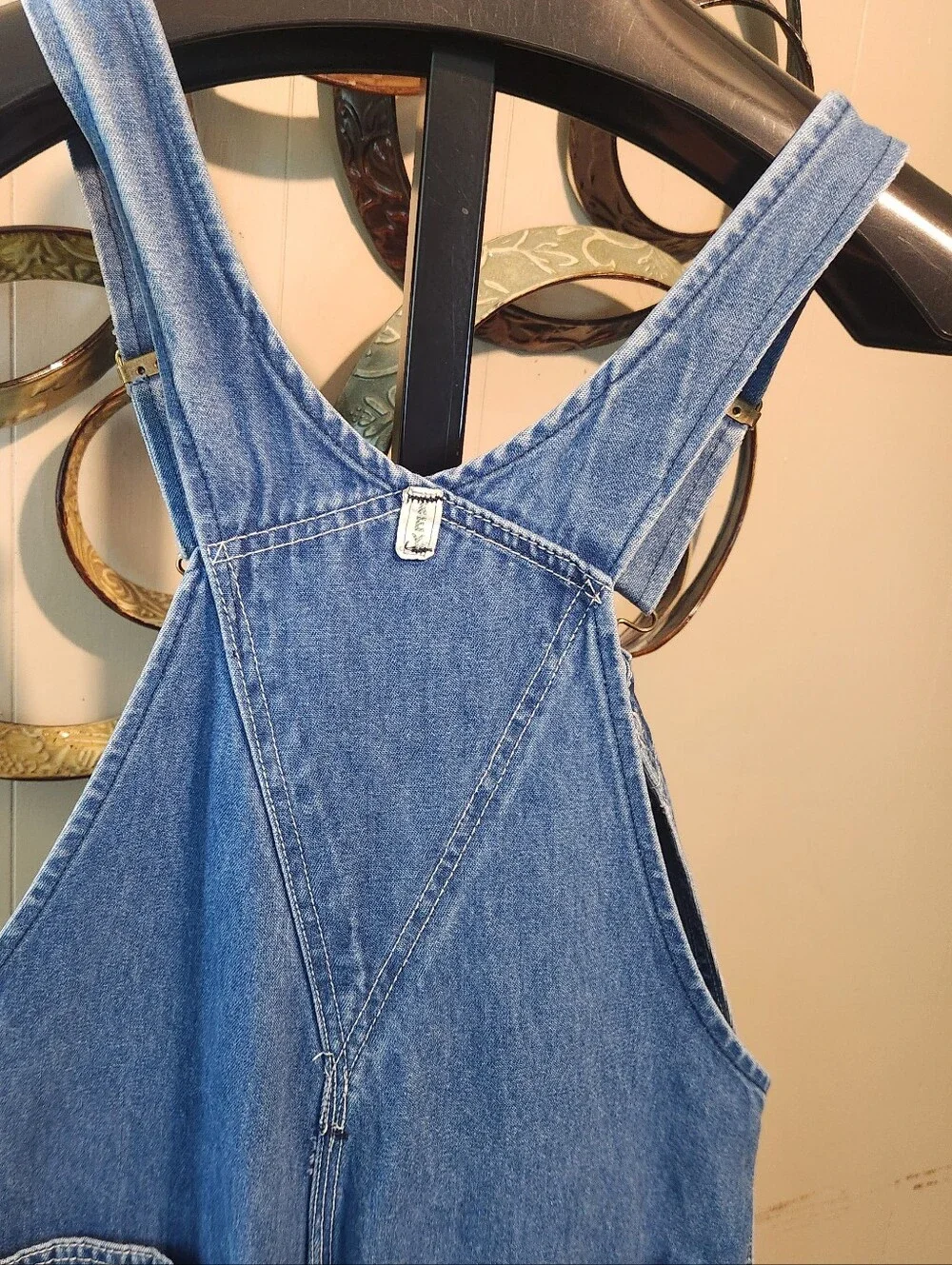KEY Enzyme Washed Denim Bub Overalls